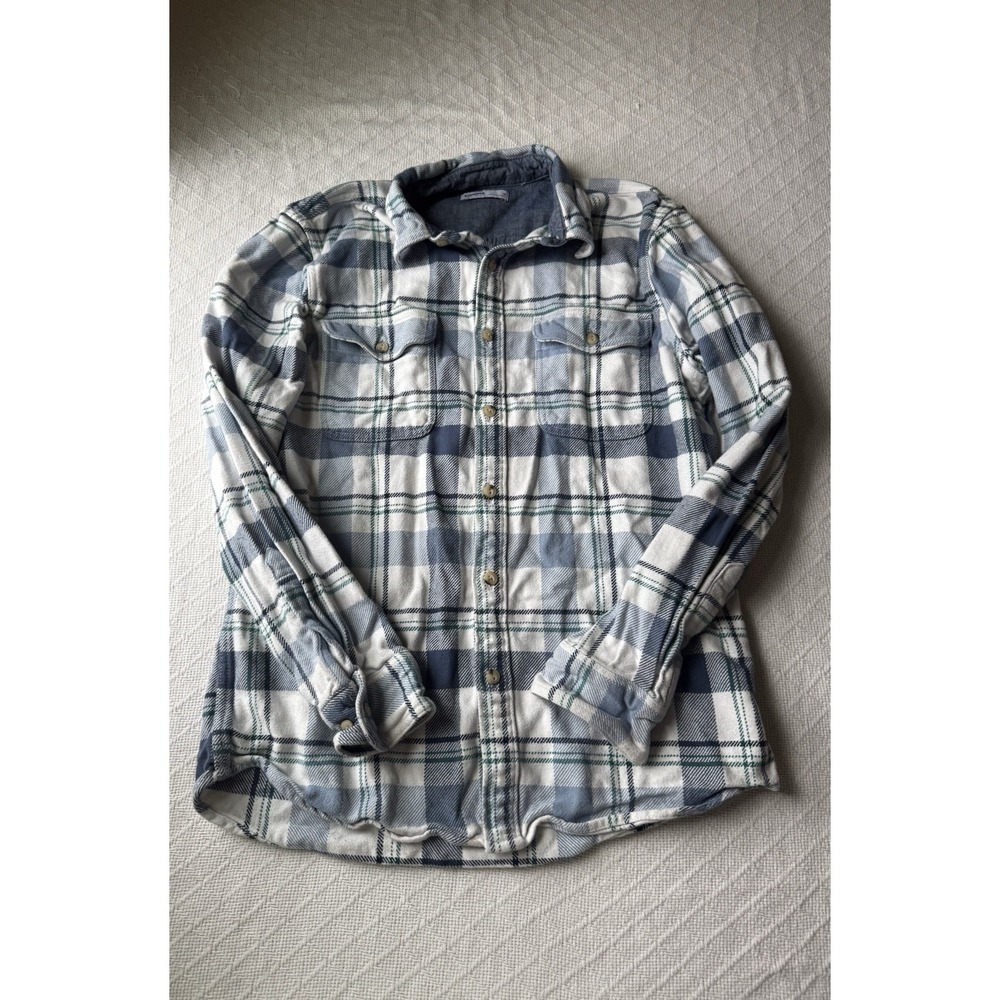 Sonoma Goods For Life Men's Plaid Flannel Shirt Size Medium 100% Cotton